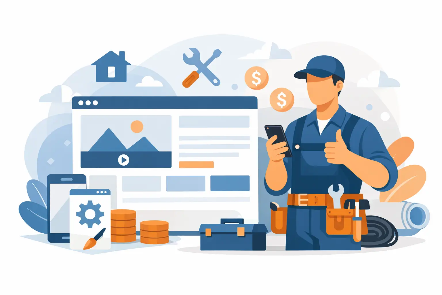 Affordable Website for Small Trade Business