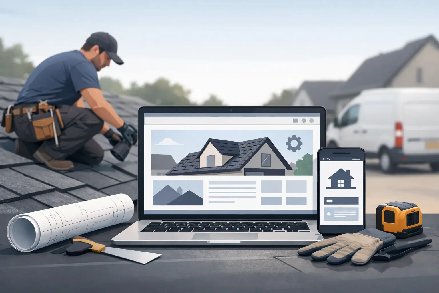 A Guide to Websites for Roofers