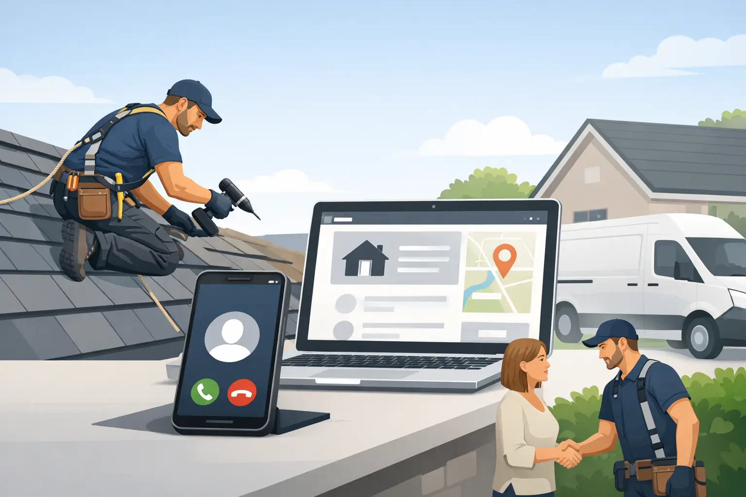 How Roofers Get Calls Online and More Jobs