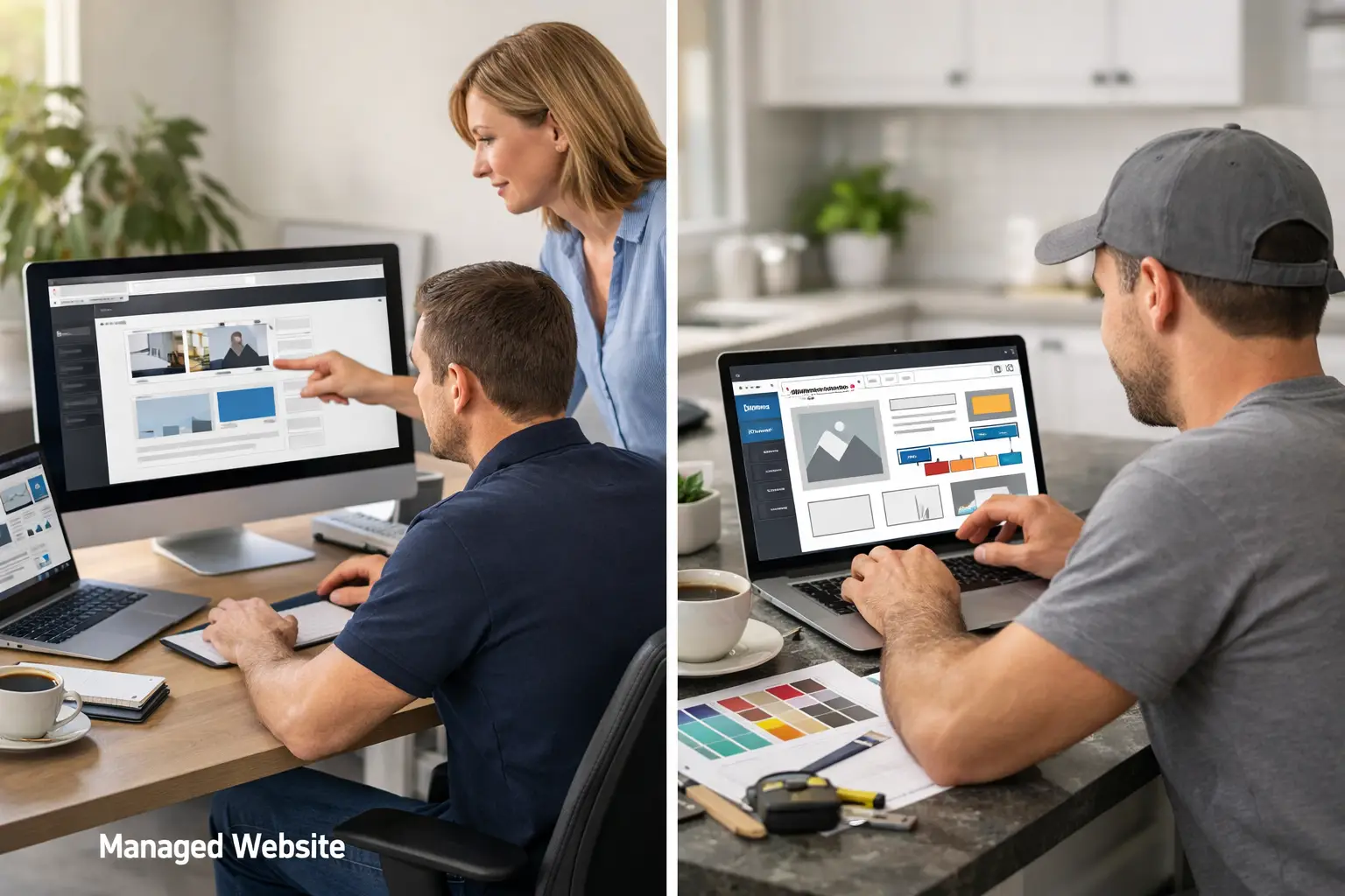 Managed Website vs DIY Builder
