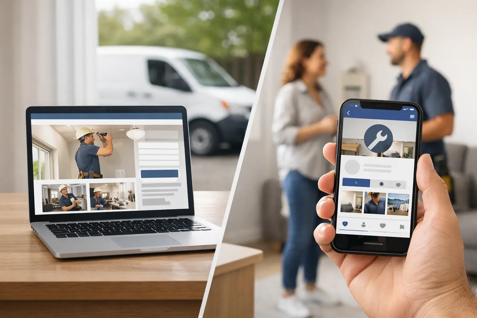Trade Website vs Facebook Page for More Jobs